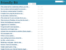 Tablet Screenshot of friendlybit.com